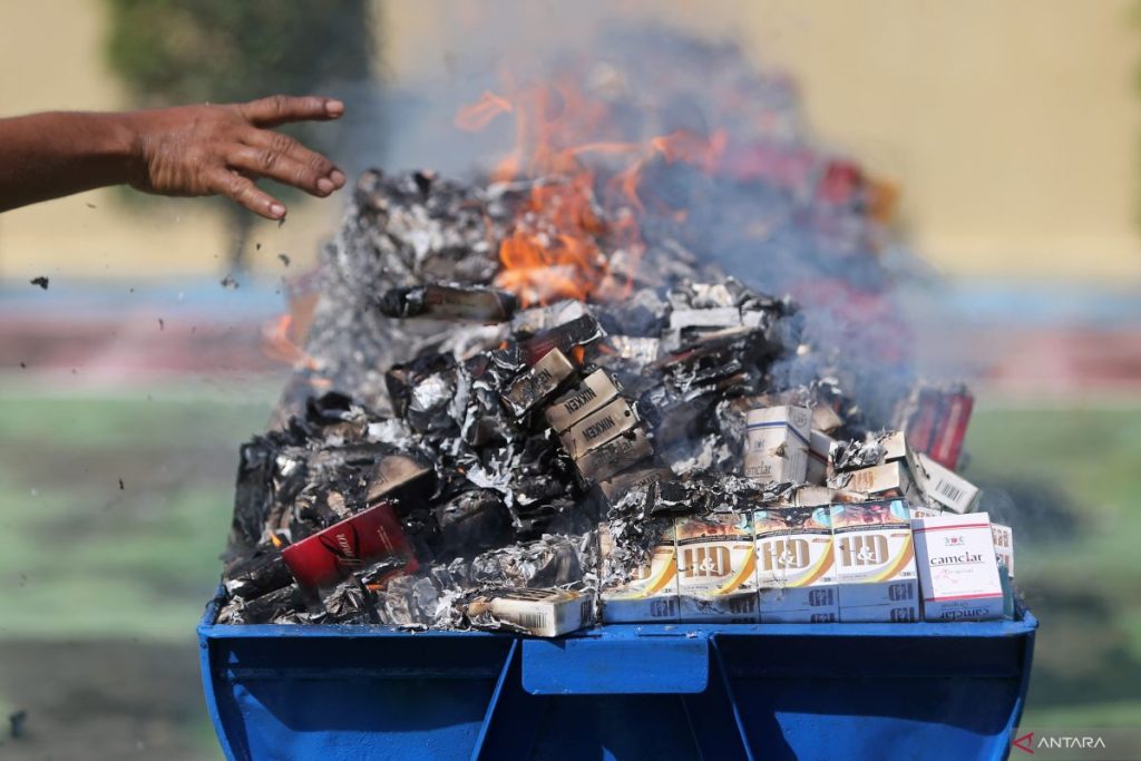Produsen dan Pengedar Rokok Ilegal Terancam Penjara