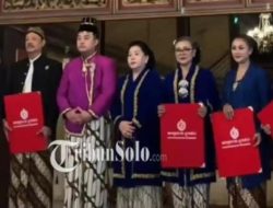 Tiga Anggota Keraton Solo Dianugerahi Gelar Panembahan, Ini Makna Baru Mereka