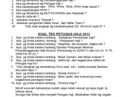 40 Contoh Soal CAT Petugas Haji 2025 Lengkap dengan Pembahasan dan Kisi-Kisi
