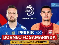 Siaran TV Indosiar Malam Ini: Jadwal Bola Persib Bandung vs Bhayangkara FC di Super League 2025