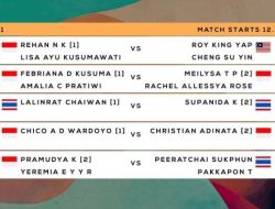 Jadwal Terbaru iNews TV: 8 Wakil Indonesia Berlaga di Semifinal Badminton SEA Games 2025