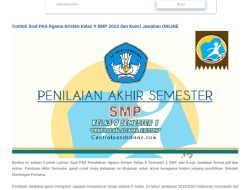 50 Soal Esai USBN Agama Kristen Kelas 9 SMP 2026 Lengkap Kunci Jawaban