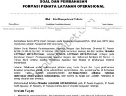 30 Contoh Soal PPPK Penata Layanan Operasional 2026 yang Harus Dipelajari Sebelum Seleksi Nasional