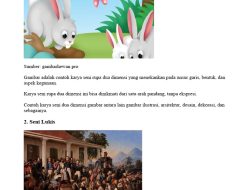 Contoh Karya Seni Dua Dimensi untuk Soal Ulangan Seni Budaya Kelas 2