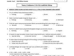 Paket soal matematika kelas 3 semester 2: pilihan ganda dan esai