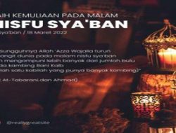 Malam Nisfu Syaban: Keutamaan, Doa, dan Amalan Sunnah Menuju Ramadhan