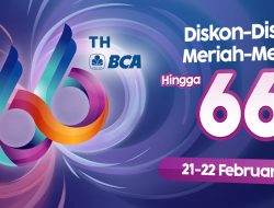 HUT ke-69, BCA Expoversary 2026 Tawarkan Promo Menarik untuk Nasabah