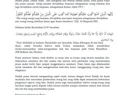 Puasa dan Kekuatan Iman yang Rapuh