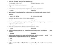 40 Catatan dan Soal Seni Musik Kelas 7 Kurikulum 2026